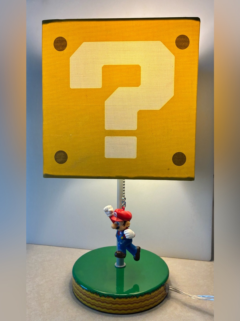 Nintendo Super Mario Bros 14" Question Block Lamp